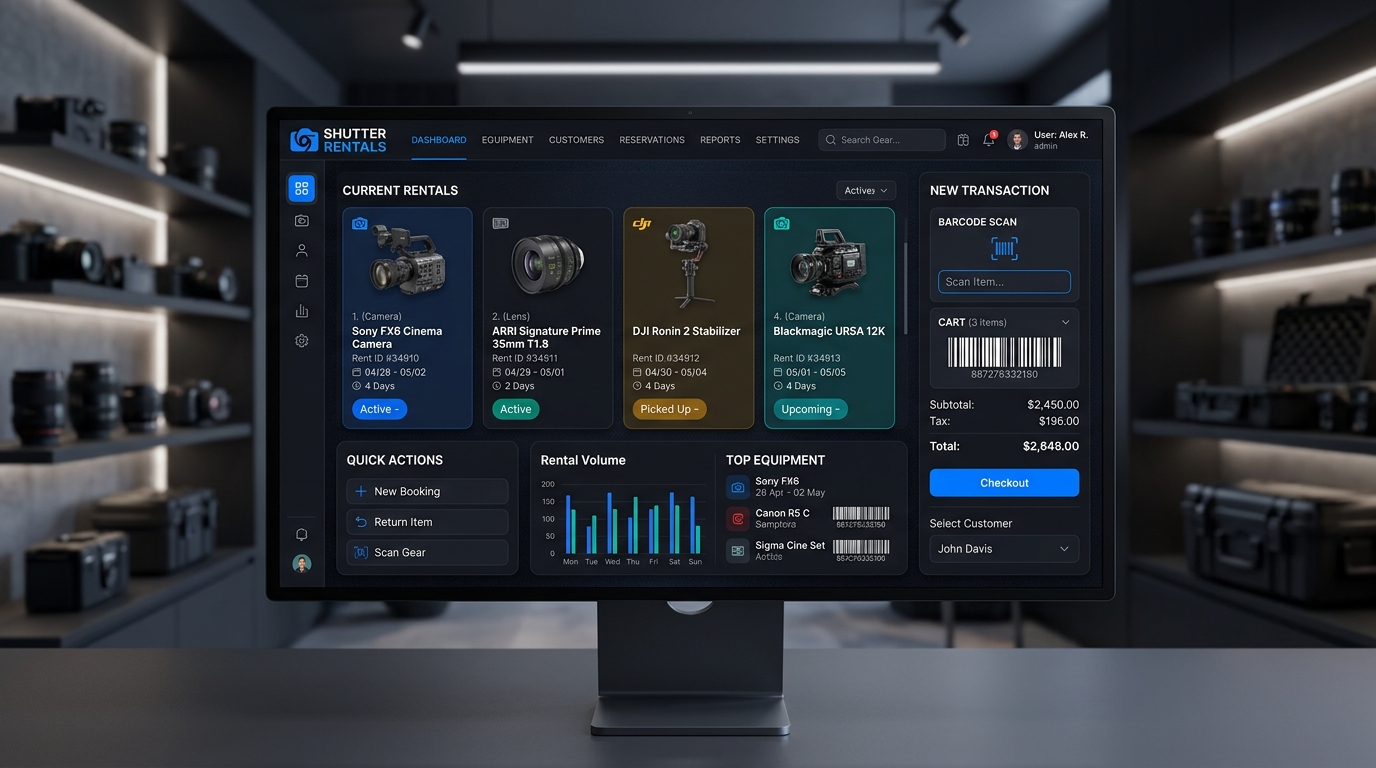 Camera Rental Management POS