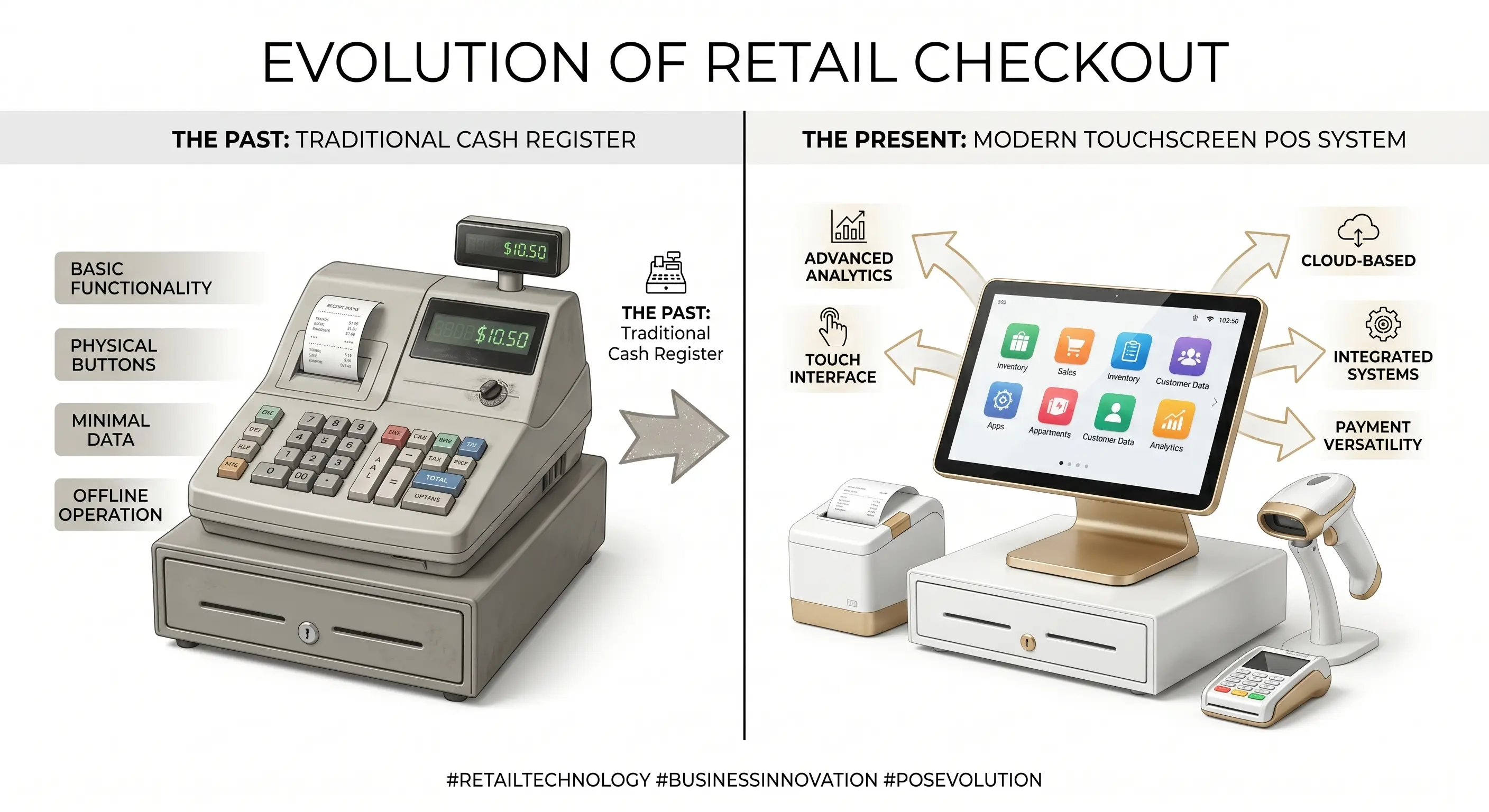 POS system versus cash register comparison for Sri Lankan businesses 2026