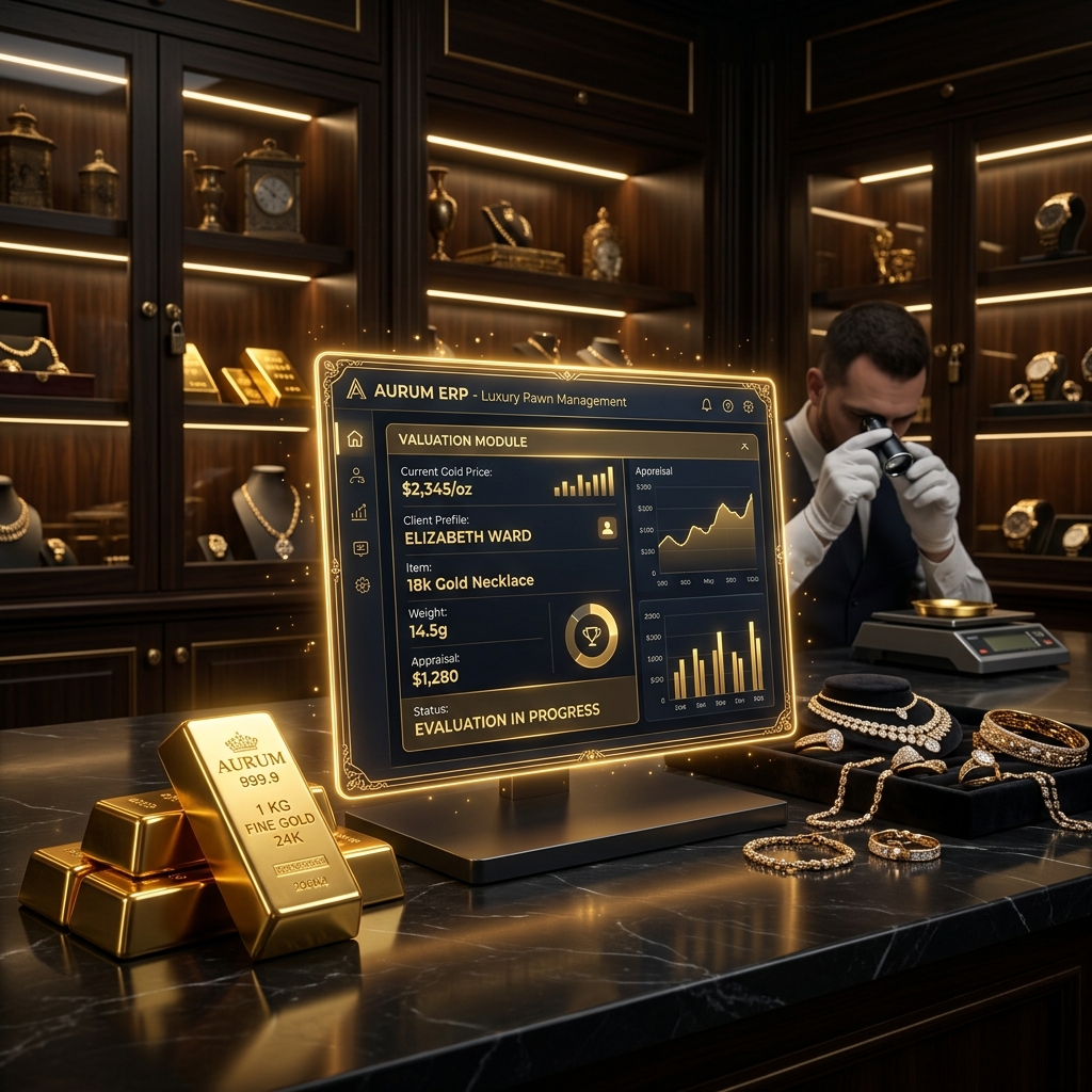 Gold Pawning ERP System
