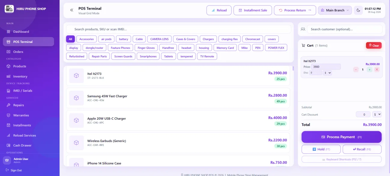 Two Checkout Modes, One Fast Till